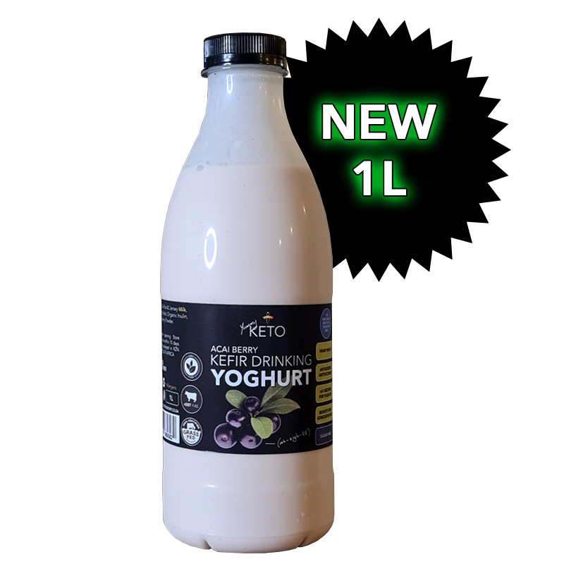 Acai Berry Kefir Drinking Yoghurt