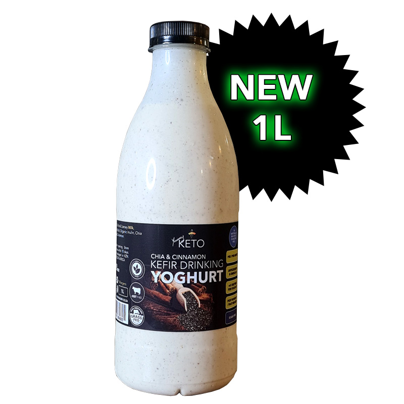 Chia Cinnamon Kefir Drinking Yoghurt